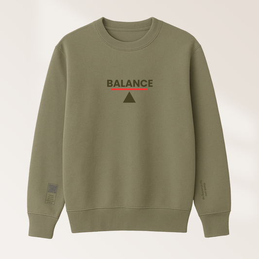 Sage Crewneck - "Balance"