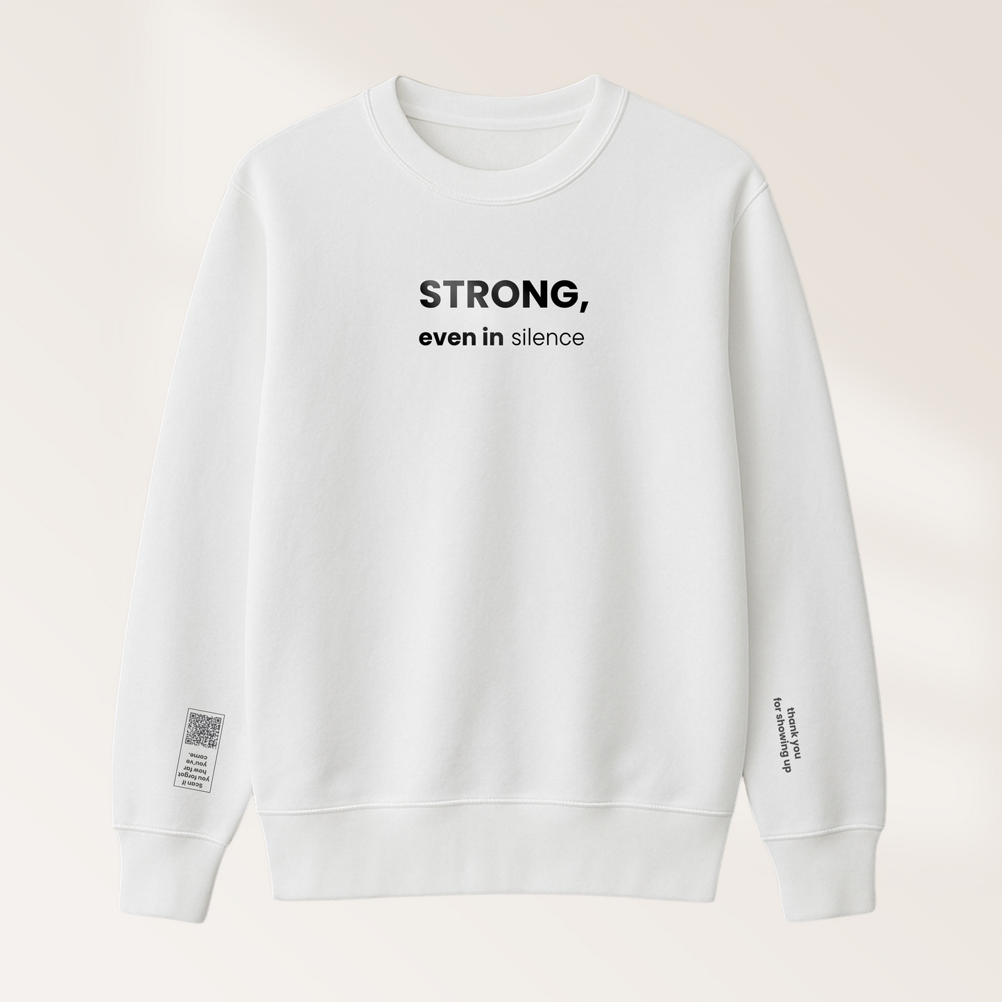 The Gentle Projects Oversized Sweatshirt Strong