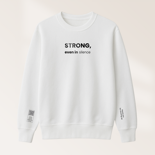 The Gentle Projects Oversized Sweatshirt Strong