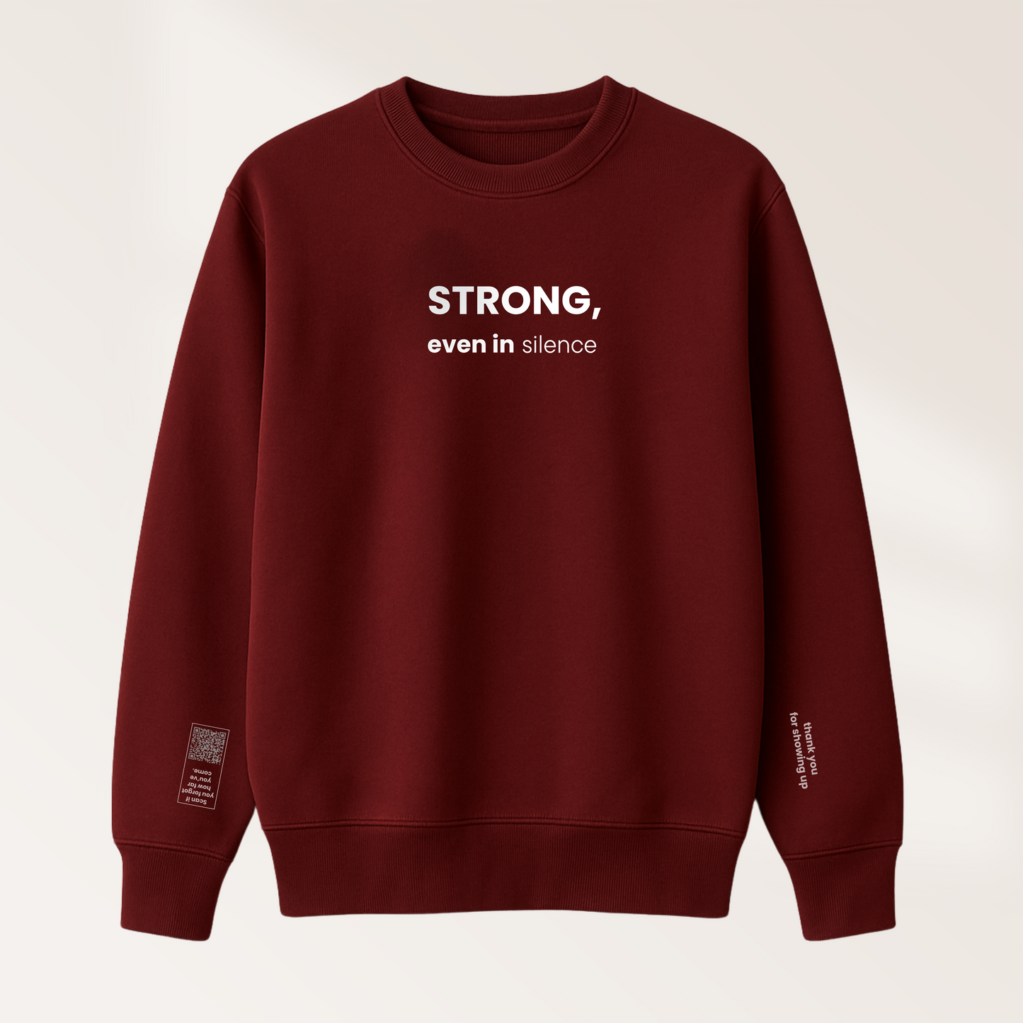 The Gentle Projects Oversized Sweatshirt Strong