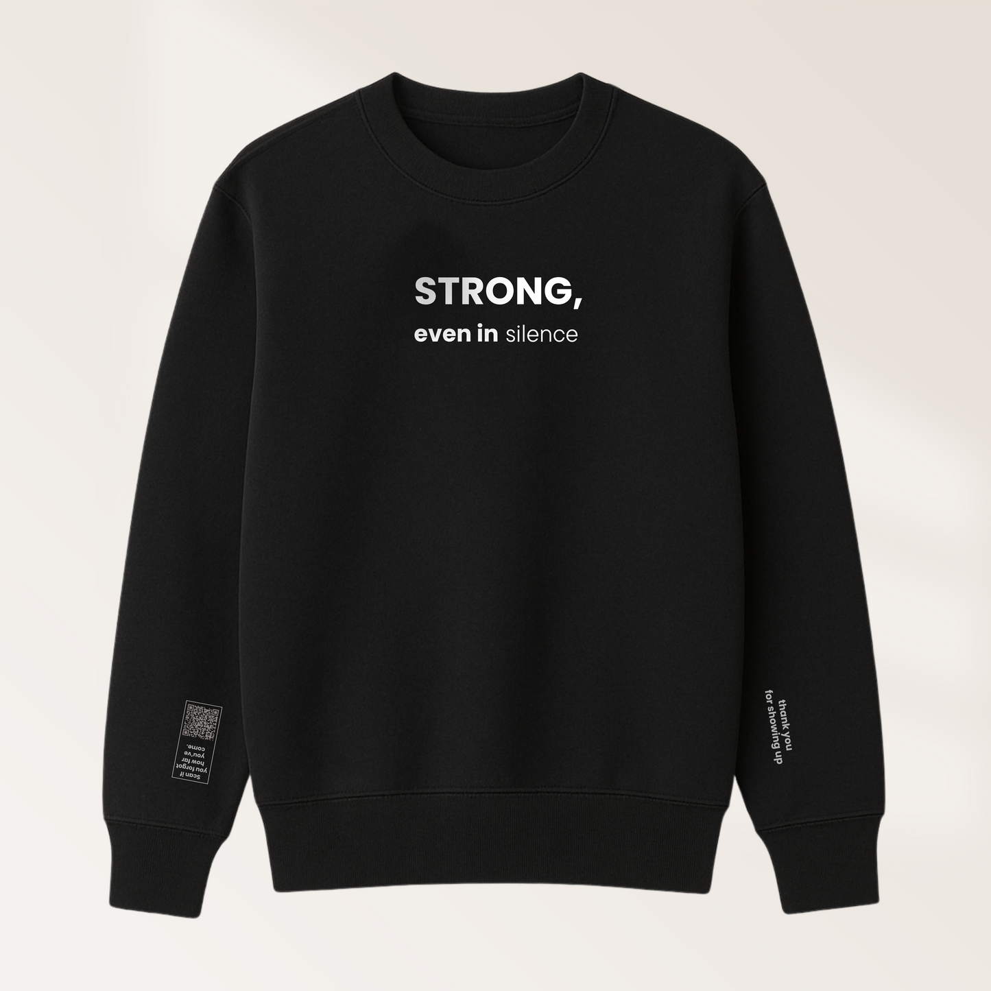 The Gentle Projects Oversized Sweatshirt Strong