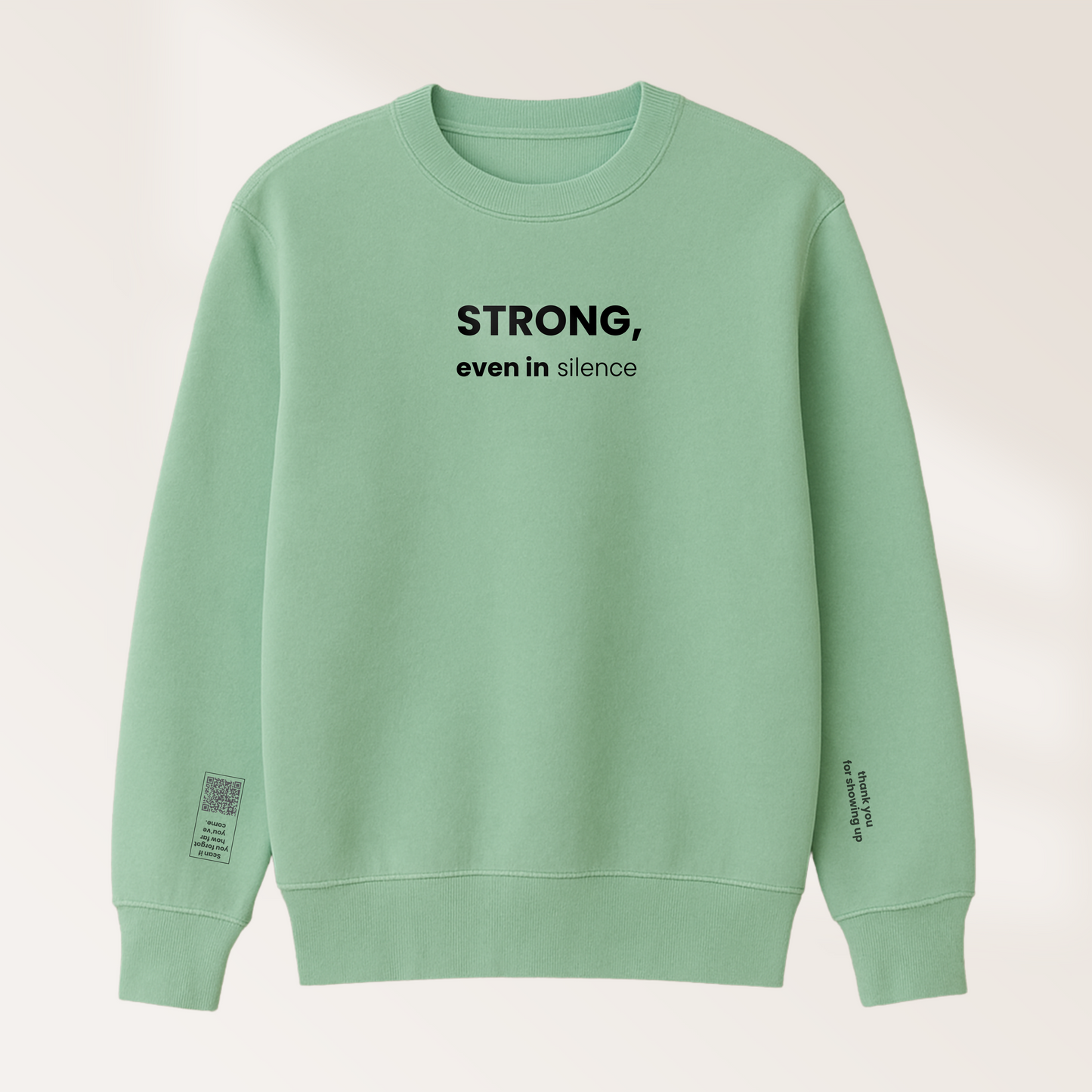 The Gentle Projects Oversized Sweatshirt Strong