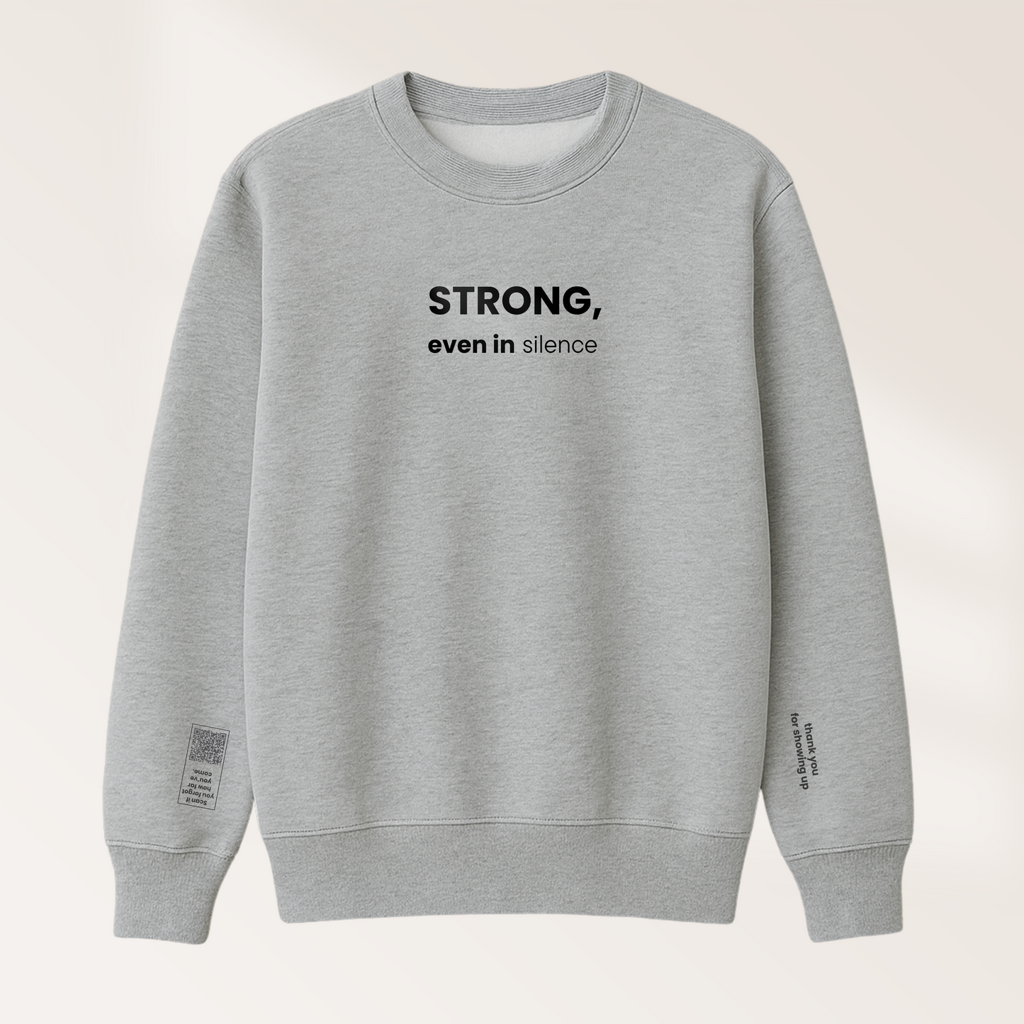 The Gentle Projects Oversized Sweatshirt Strong