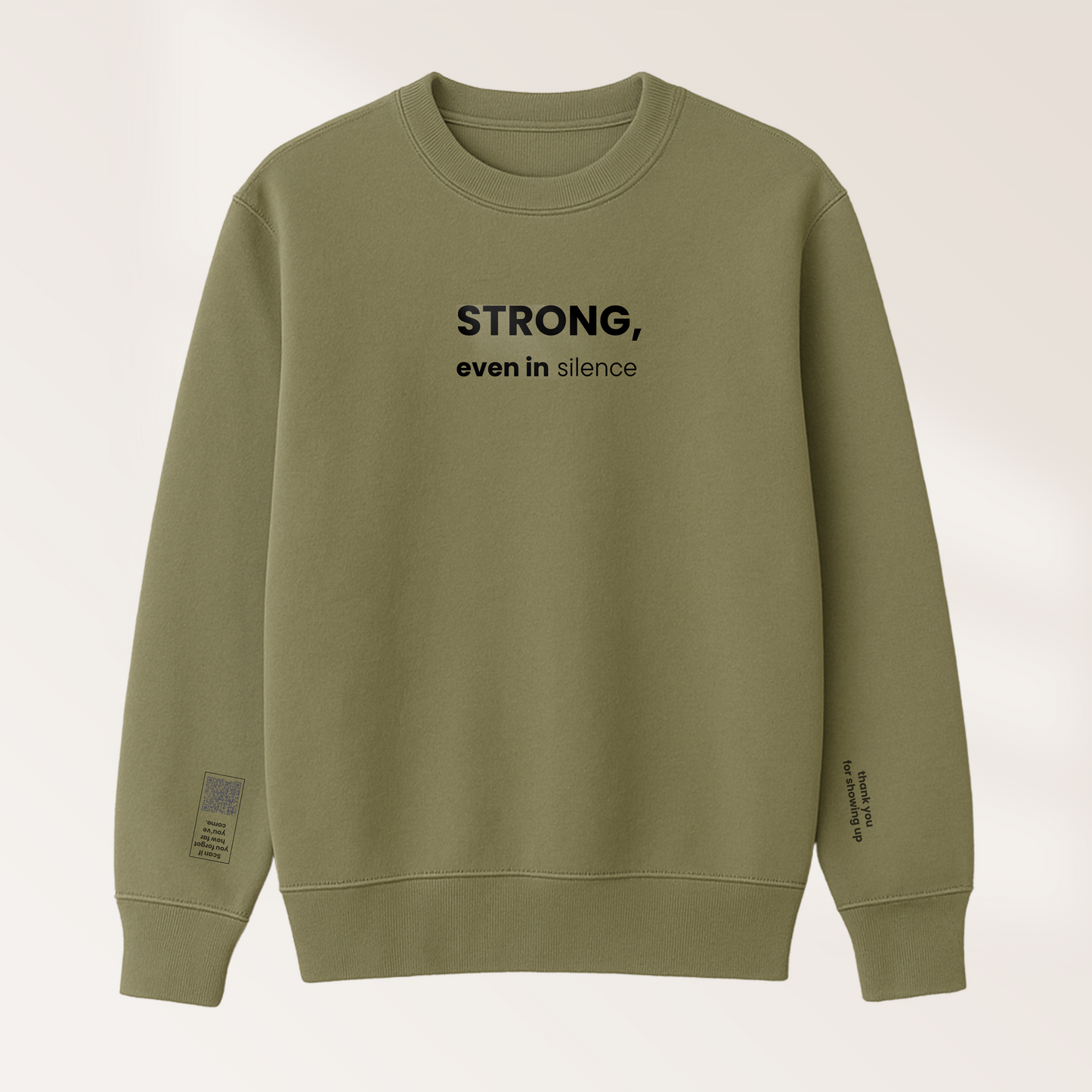 The Gentle Projects Oversized Sweatshirt Strong