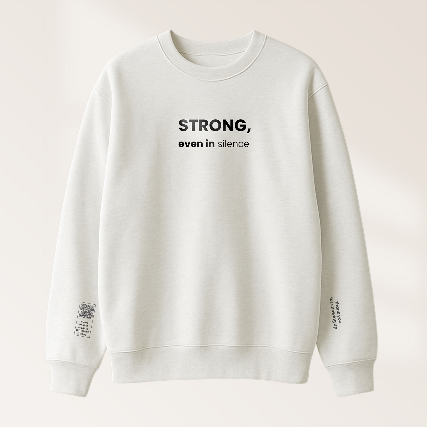 The Gentle Projects Oversized Sweatshirt Strong