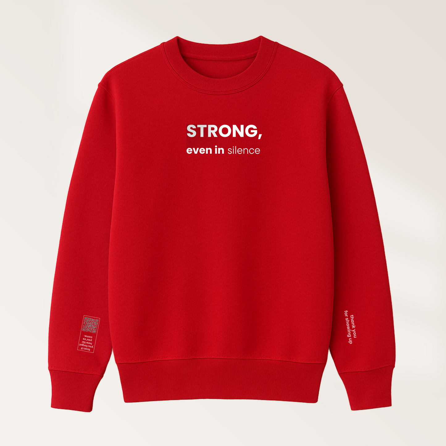 The Gentle Projects Oversized Sweatshirt Strong