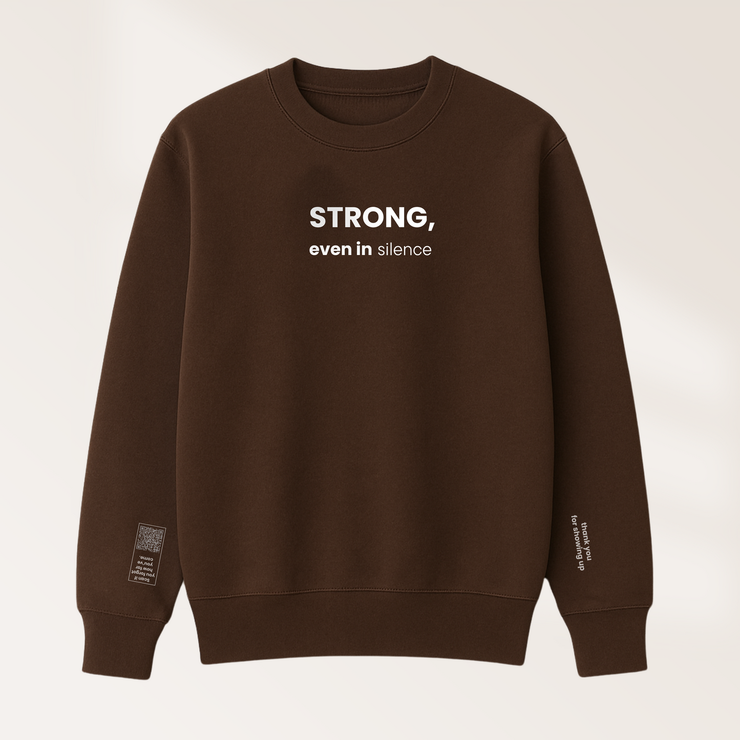 The Gentle Projects Oversized Sweatshirt Strong