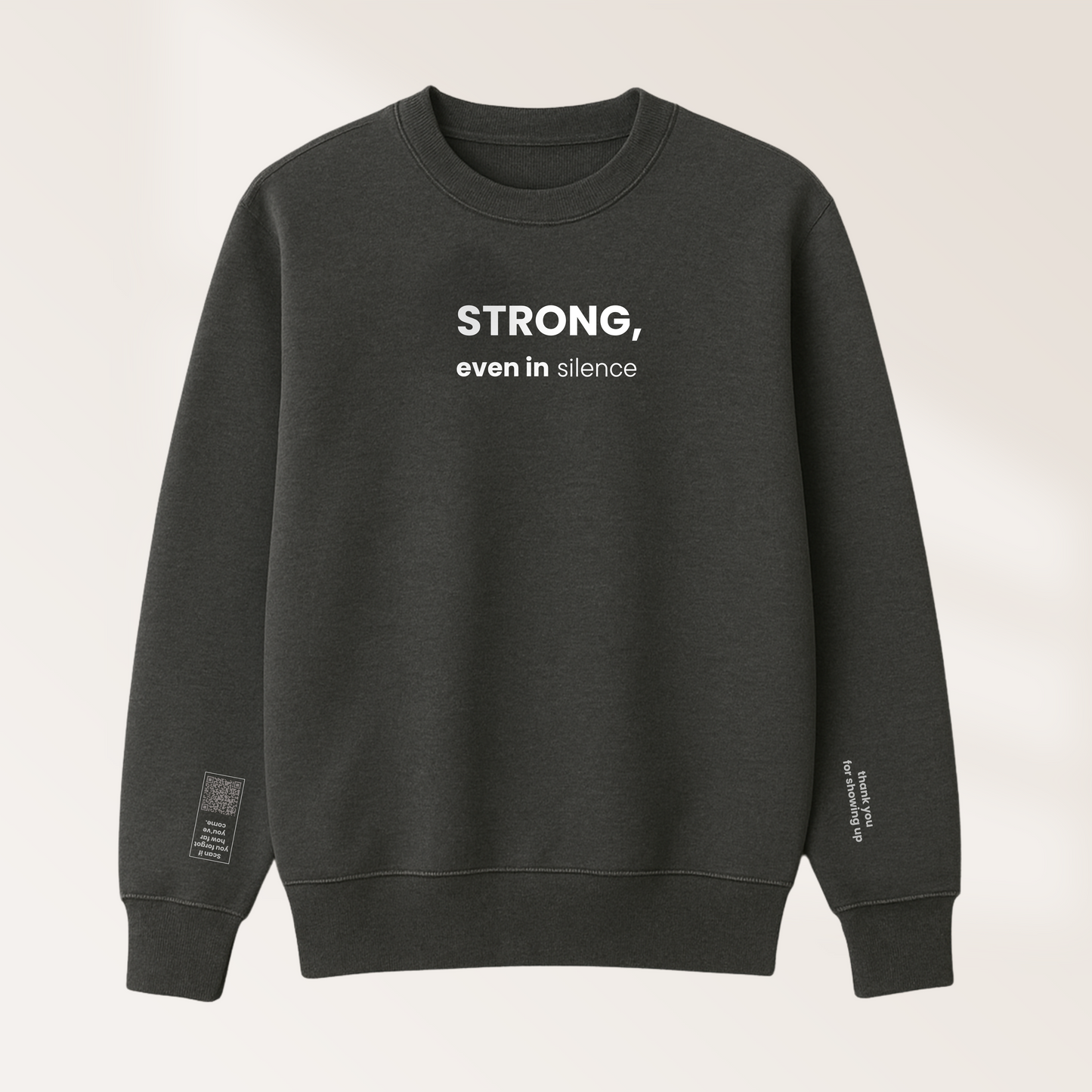 The Gentle Projects Oversized Sweatshirt Strong
