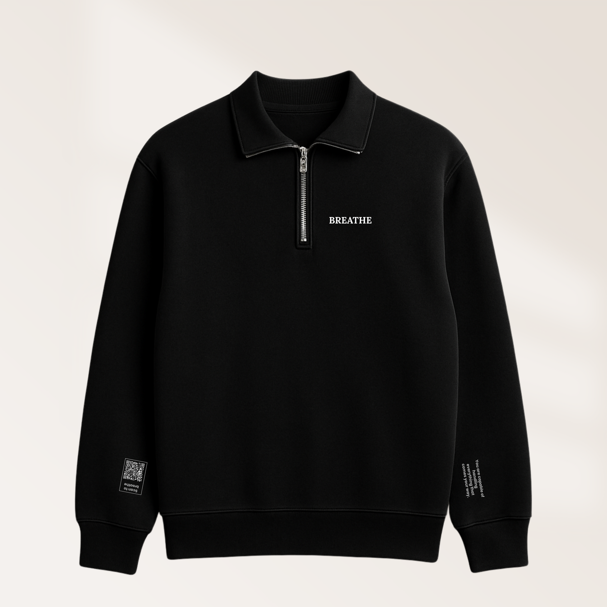 B.TRILL■Essential hashtag Half Zip-Up Sweatshirt■送料込 LS2457863-0001-1_998x1498.jpg?